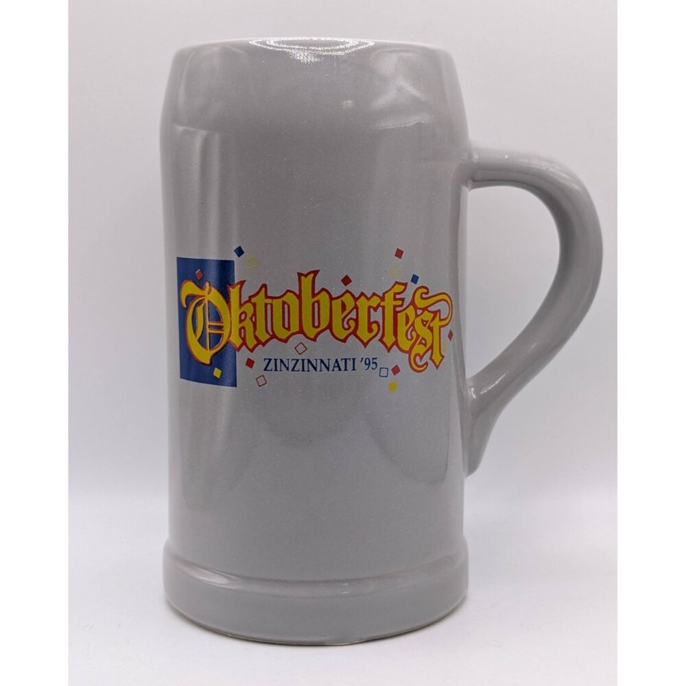 Oktoberfest 1995 Year Zinzinnati Beer Stein Cincinnati Mug Large VTG Vintage 90s